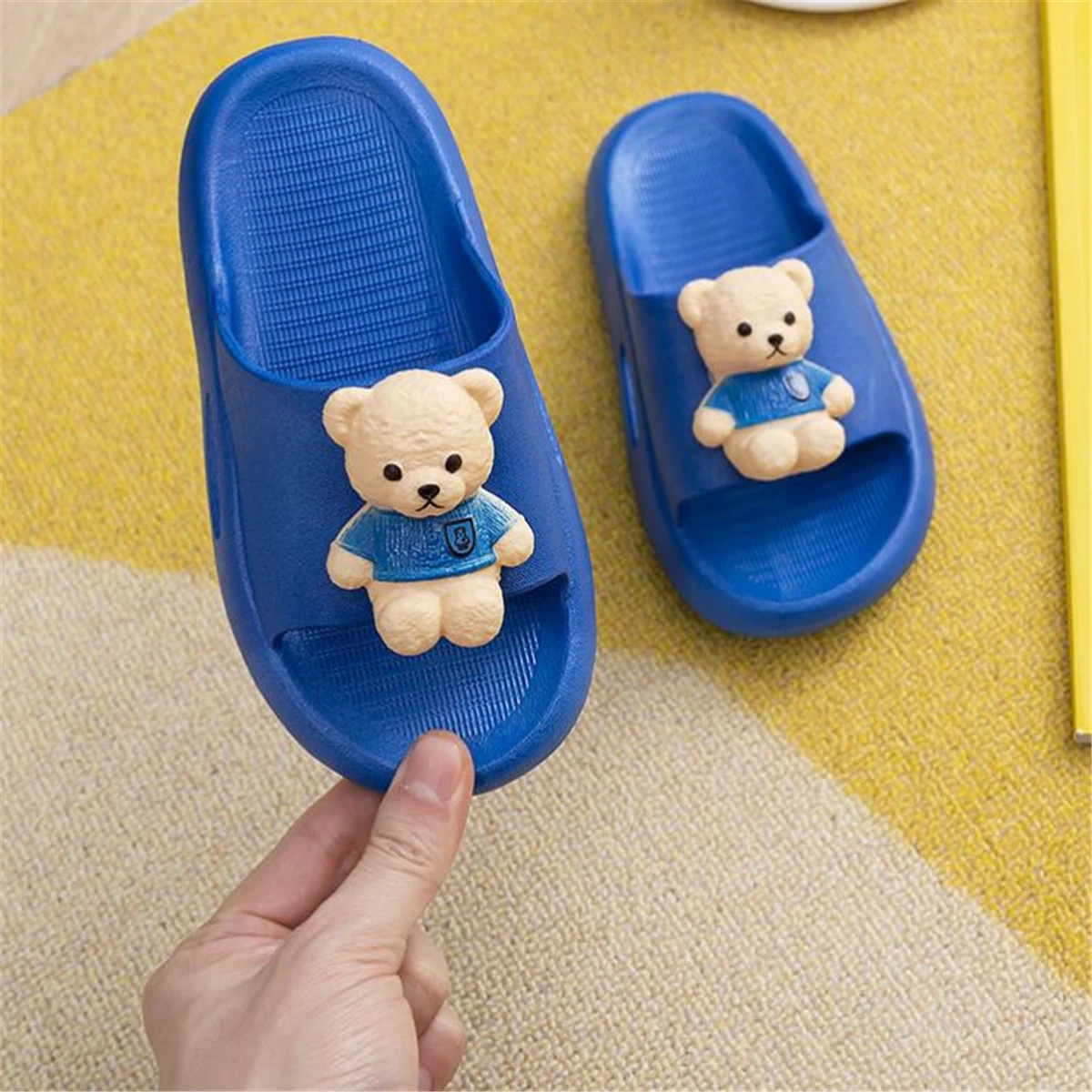 Новинка лета 2021 милая детская одежда для улицы и ванной Нескользящие сандалии с