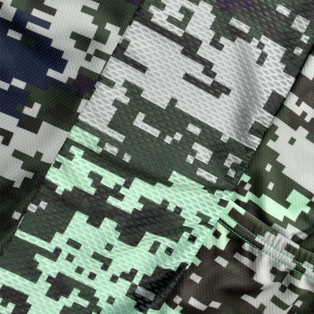 Джерси для велоспорта Мужская дышащая камуфляжная одежда спорта на открытом