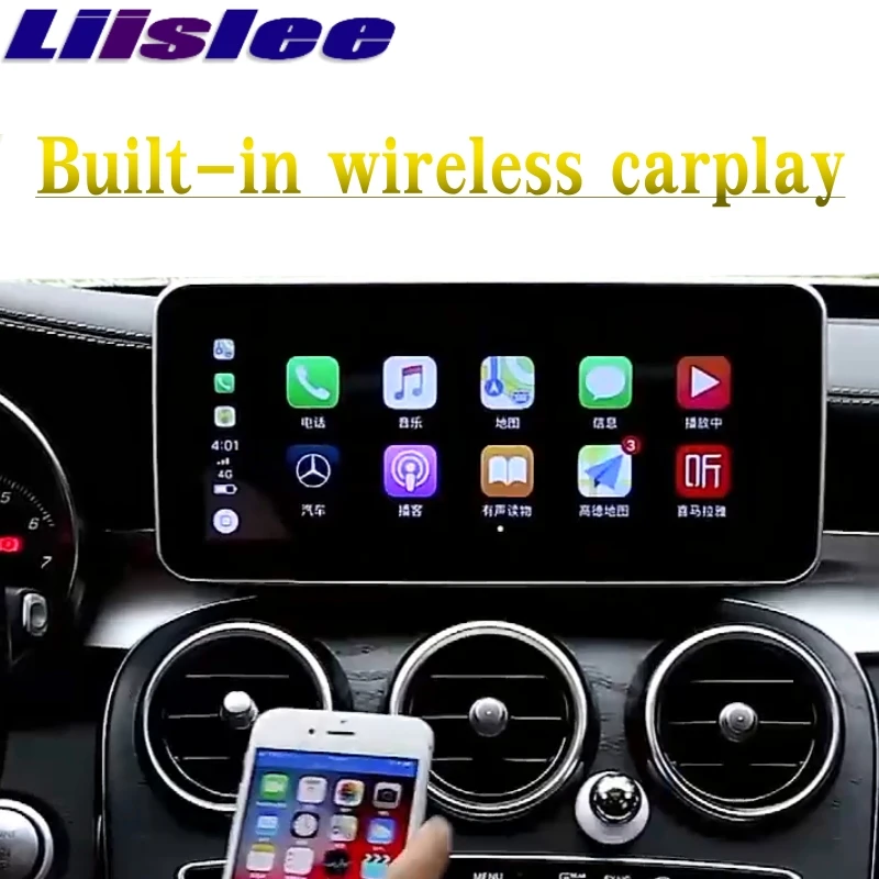 Liandlee автомобильный мультимедийный плеер NAVI для Mercedes Benz MB GLK Class X204 2013 2014 2015