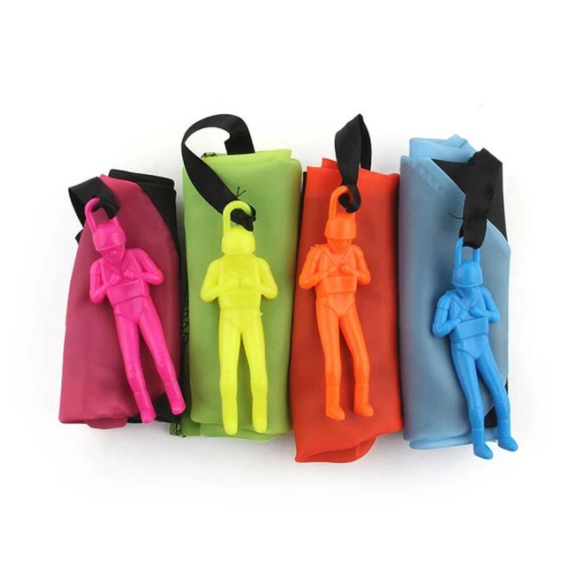 Солдат с парашютом Рука Бросив Сенсорная игра Открытый Игрушки Детские