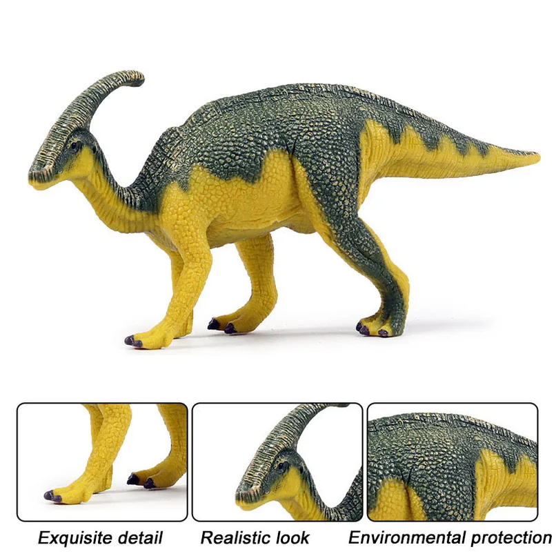 Моделирование динозавра Parasaurolophus фигурка ПВХ Модель мир динозавров древних