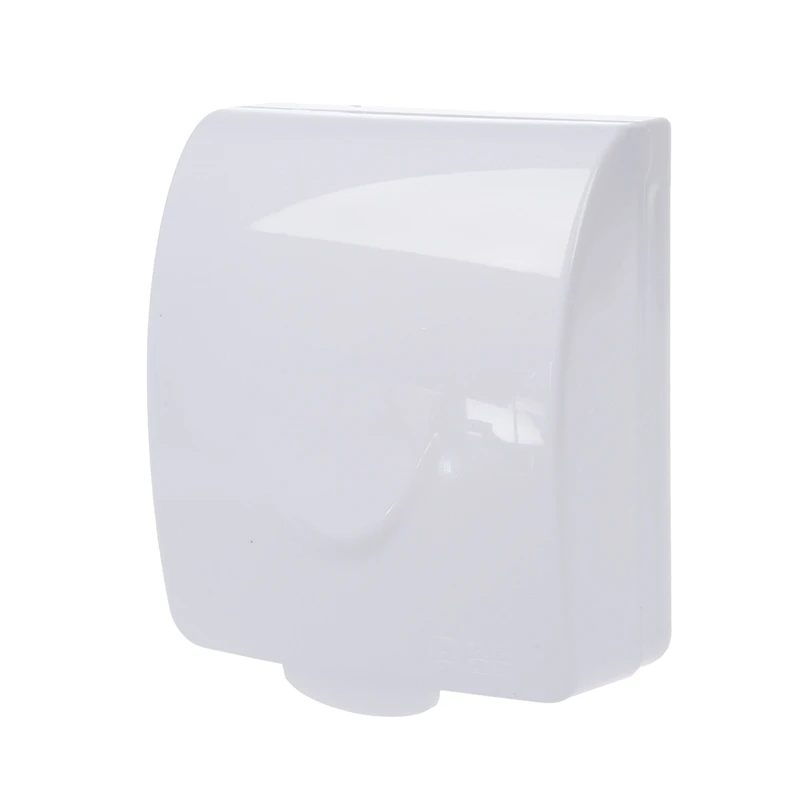 Настенный защитный чехол для ванной комнаты с откидной крышкой белый