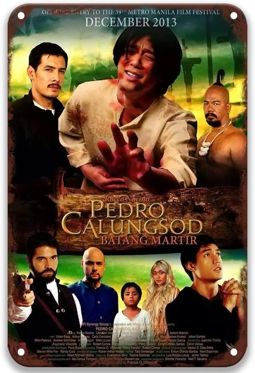 

Pedro Calungsod Batang martir (2013) Tin Signs Vintage Movies Poster Art Group for Wall Art Party Kitchen Decor Bathroom