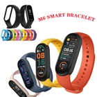 2021 Смарт-часы M6, женские и мужские часы с монитором кровяного давления, спортивный фитнес-браслет, Смарт-часы для Apple, Xiaomi, Android