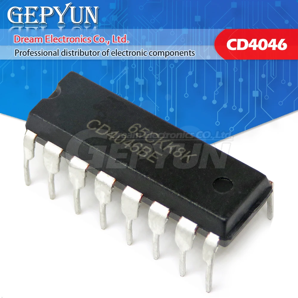 

10 шт. CD4046BE DIP16 CD4046 DIP 4046BE DIP-16 cd4046nl HEF4046BP