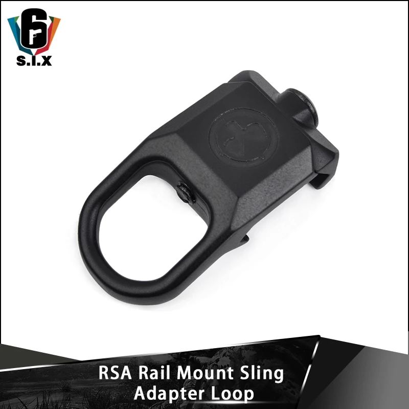 

Low Sling Swivel Plate Clip Hook RSA Rail Mount Sling Adapter Loop 20mm Rail Mount