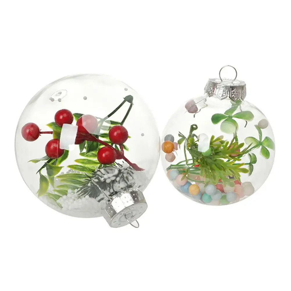 

New Transparent Christmas Hanging Ball Ornaments Ball For Christmas Wedding Party Home Decor