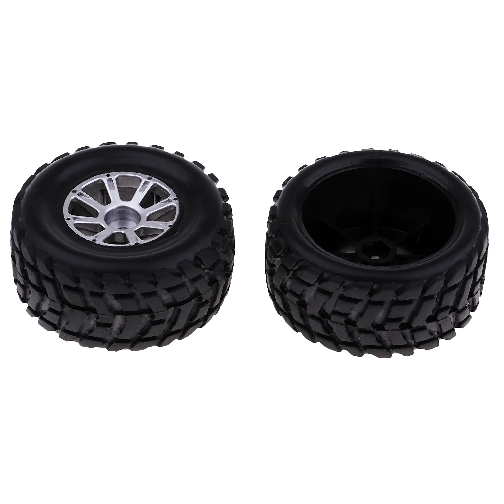 

Pack of 2 RC Car Tires Wheel 1/18 Replacement for Wltoys A949 A959 A979