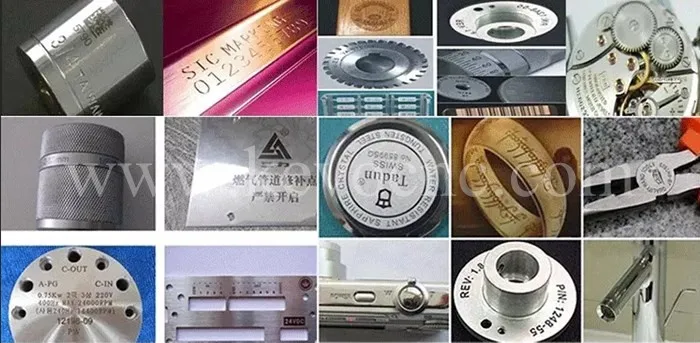 Портативная компактная волоконная лазерная маркировочная машина 20 Вт 30 50 с CE |