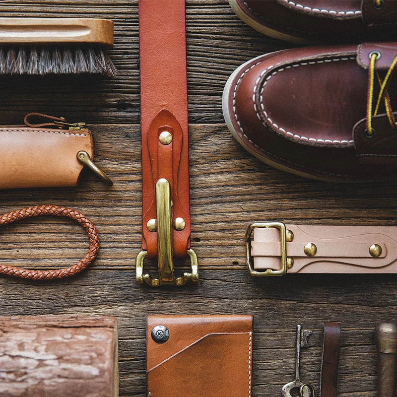 

Ремень мужской из натуральной кожи, дизайнерский пояс с классической пряжкой, в повседневном стиле