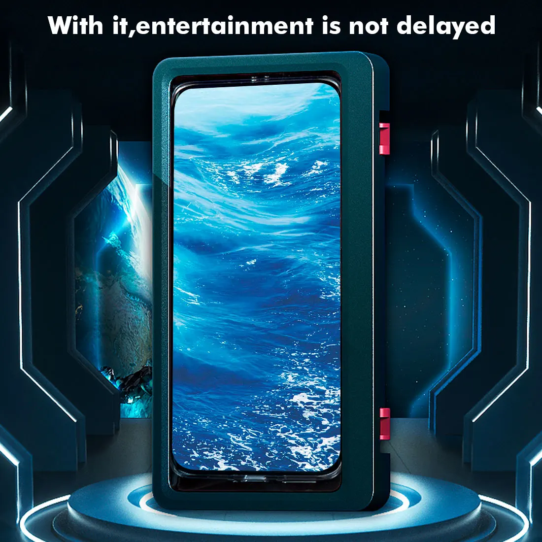 

Household wall-mounted universal waterproof bag mobile phone box bathroom toilet mobile phone shell bracket shower sealed storag