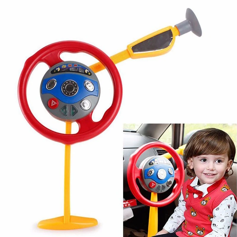 Детская игрушка с рулевым колесом на заднем сиденье электронная игра для