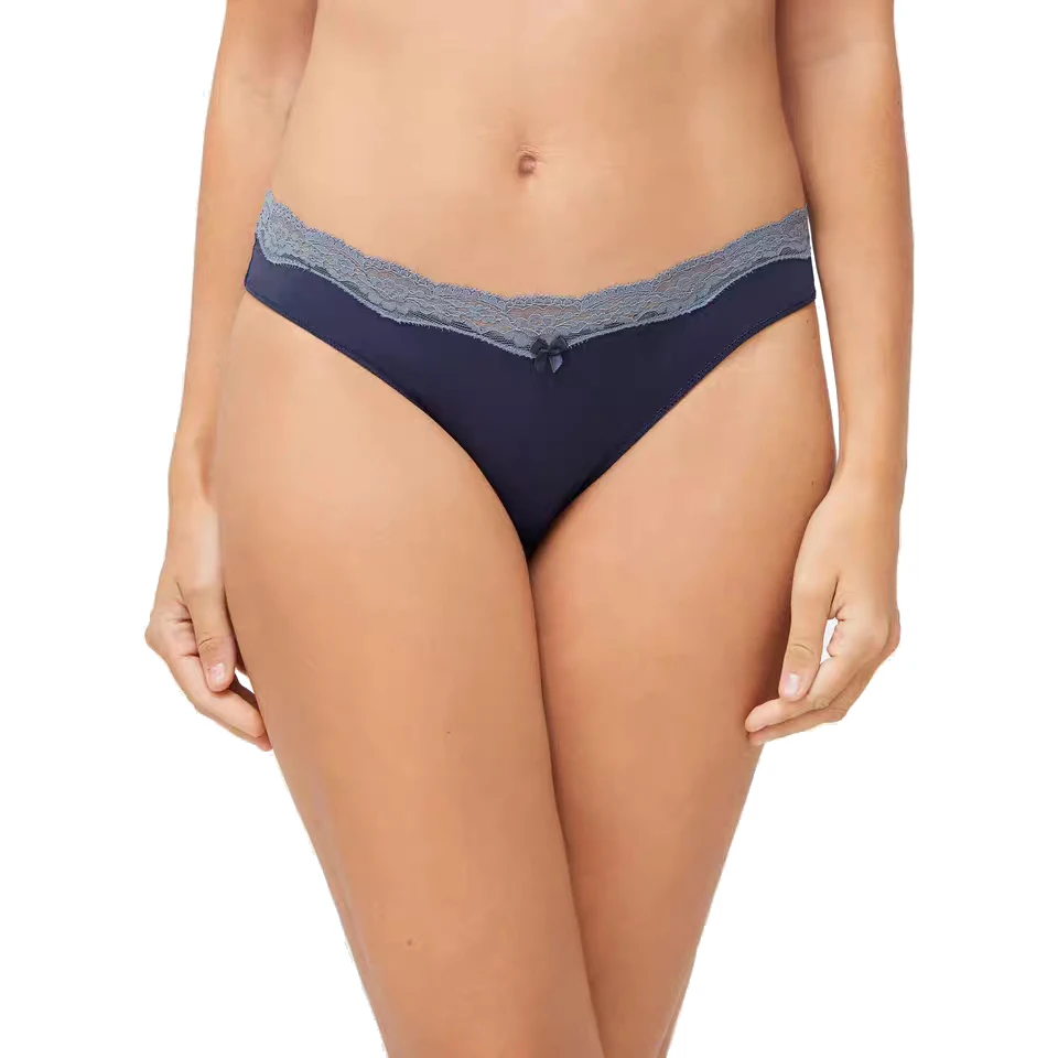 2021 New Arrival Sexy Solid Color Soft Briefs Invisible Lingerie Femme Hot Mesh Underwear Ladies