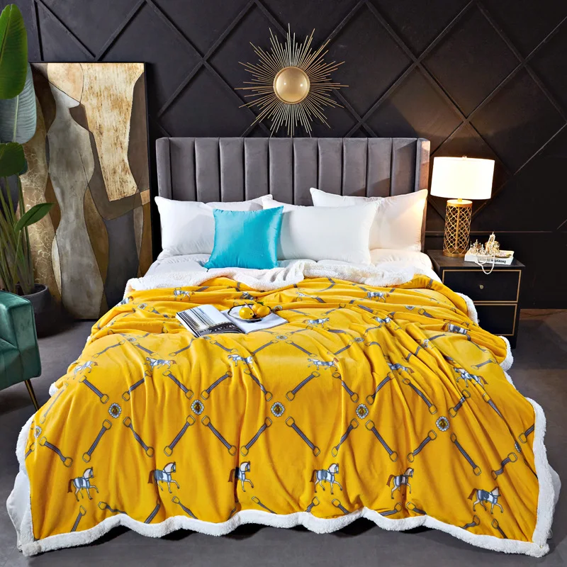 

Explosive Plant Flower 3D Digital Printing Thick Lamb Wool Blanket Household Blanket Blanket Lazy Blanket