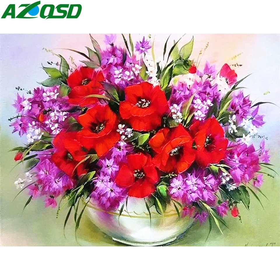 AZQSD алмазная вышивка подсолнух крестиком мозаика цветы рукоделие картина