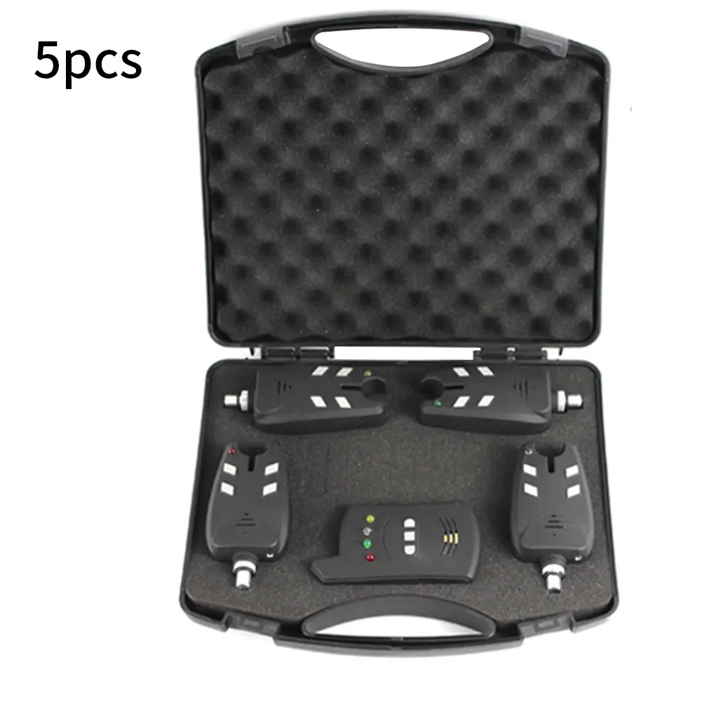 

Fishing Alarms Wireless Bite Alarm Set Receiver Led Indicator Sensitivity Alert Daytime Night Outdoor Fishing Equipment