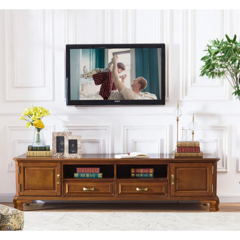 Шкафчик для телевизора подставка meuble TV en bois salon WA677 | Мебель
