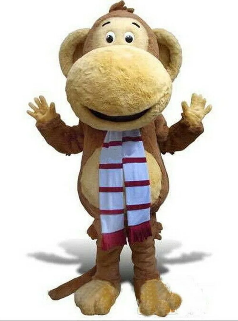 Хэллоуин с широким носком и принтом в виде обезьянки маскарадный костюм плюшевой