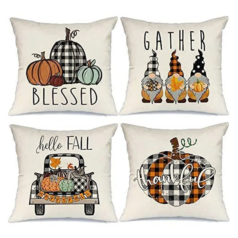 

Pillowcase Pumpkin Dwarf Hugging Pillowcase Thanksgiving Decoration Home Decoration Comfortable Soft Pillowcase