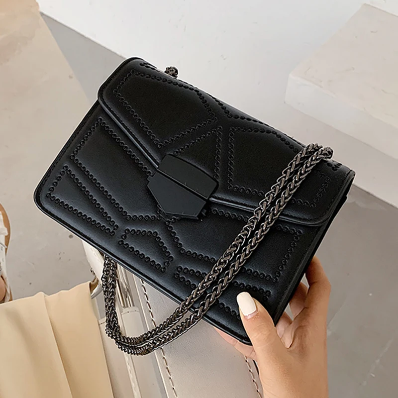 Модная маленькая сумка конверт с геометрическим рисунком сумки на плечо из