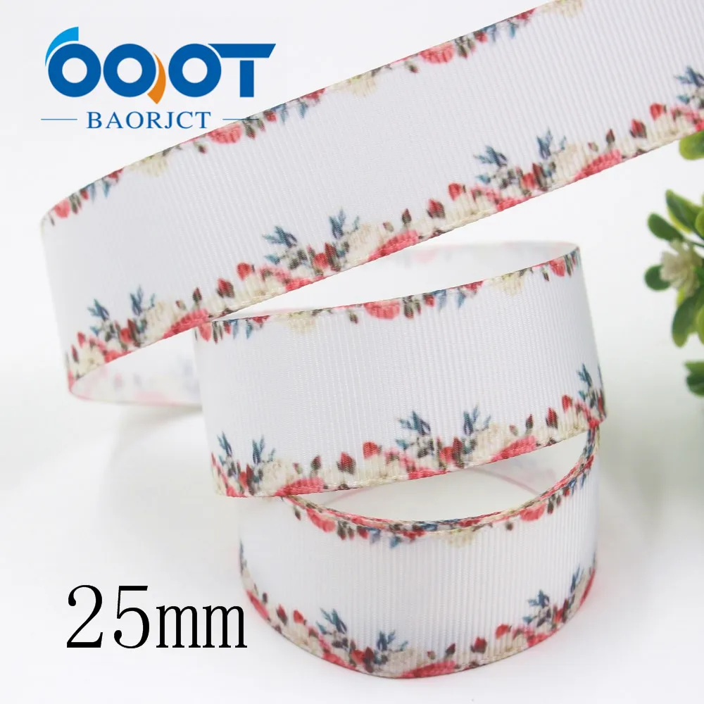 I 19625 1439 1 1/2 ''(25 мм 38 мм) 10 ярдов Цветочная кружевная корсажная лента с принтом