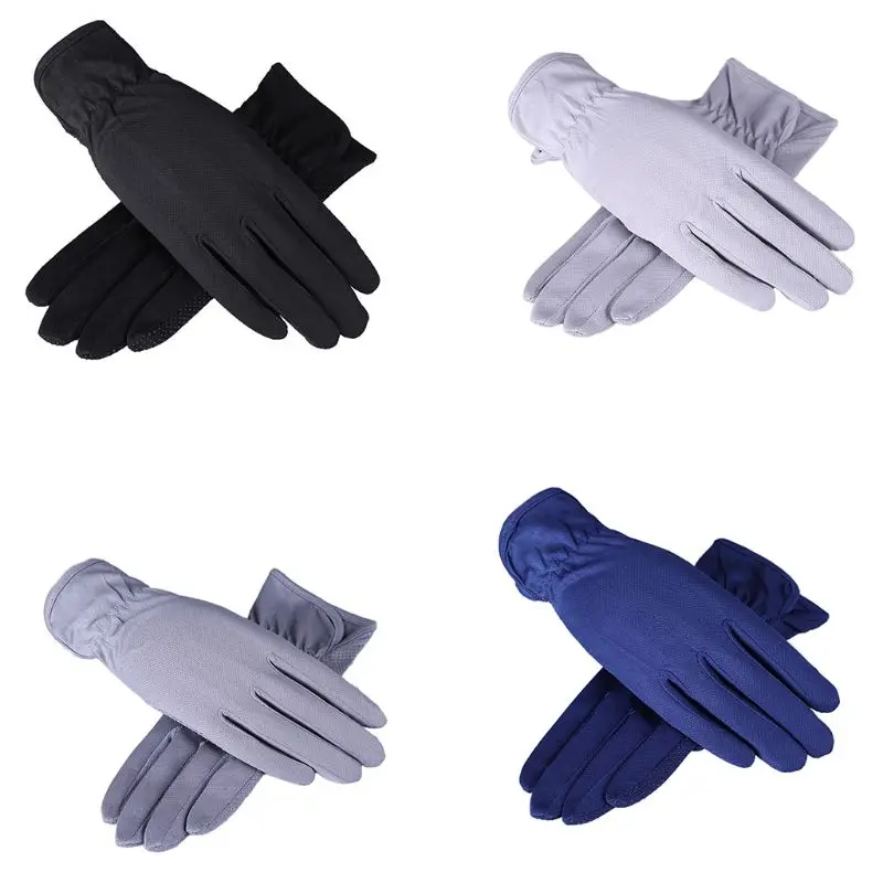 

Women UV Protection Mid-long Gloves Anti-Slip Thin Breathable Female Sunscreen Mittens