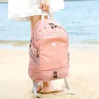 Вместительный рюкзак портативный, независимая женская сумка для хранения обуви, одежды, дорожный органайзер, спортивные аксессуары, F-607