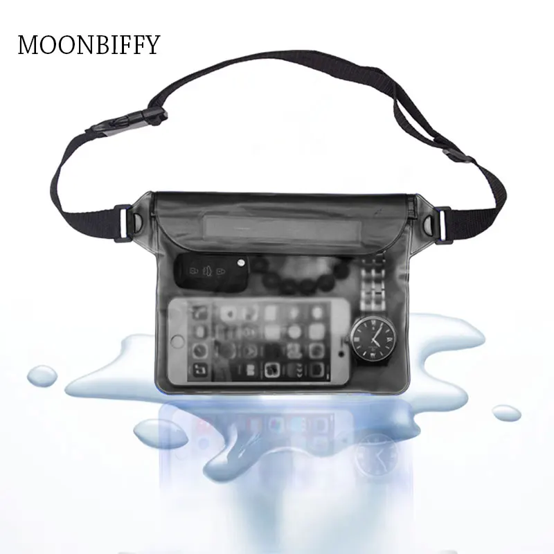 

Waterproof Sealing Drift Diving Swimming Waist Bag Skiing Snowboard Underwater Dry Shoulder Bag For Phone