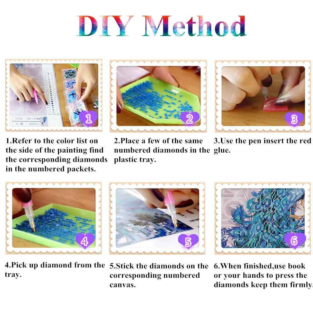 

CraftArtGo 5D DIY Diamond Embroidery deer Full Square Round Rhinestone Mosaic Painting Cross Stitch Flowers Diamond Kit