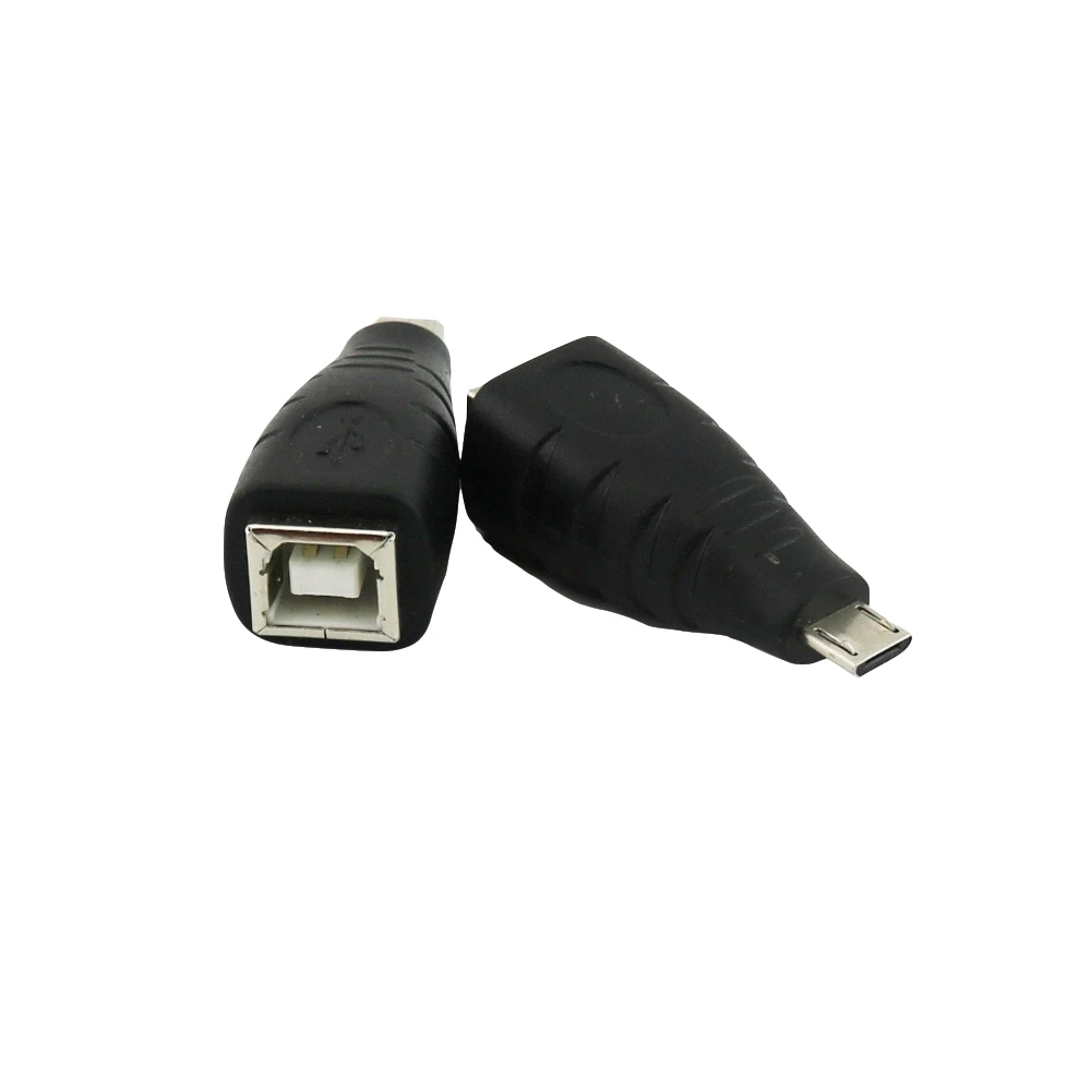 1x USB 2 0 Тип B гнездовой разъем для принтера на Micro 5 контактный штекер M/F адаптер