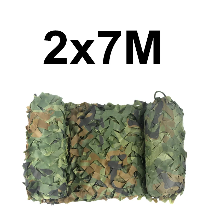Woodland 2x7M LOOGU белый джунгли усиленная беседка камуфляжная сеть военный садовый тент скрытый сетчатый Камуфляжный сетчатый забор крышка 2x6 2x7 3x5 2x5 4x3 навес беседка Fete - Цвет: Woodland 2x7M