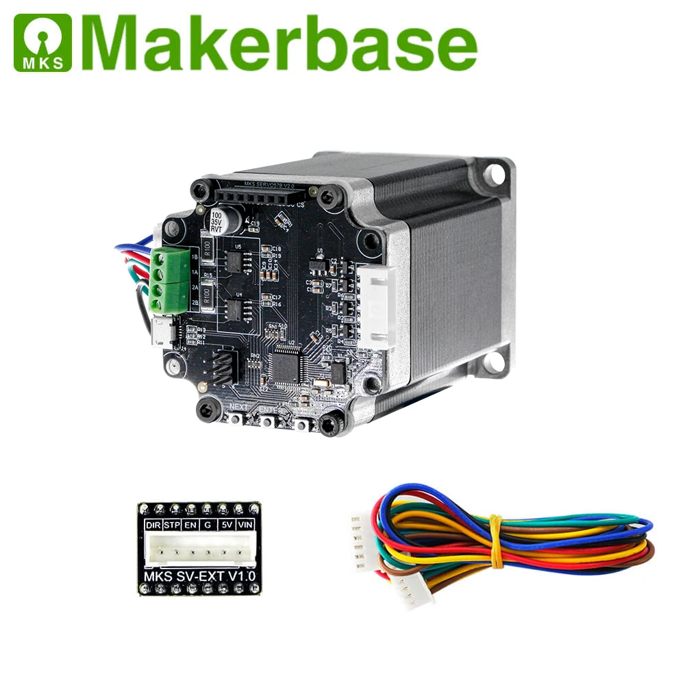 Шаговый двигатель с замкнутым контуром 12-24 в STM32 MKS SERVO57B + адаптер прямое