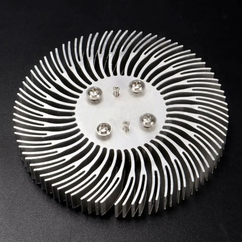 Алюминиевый круглый монтируемый алюминиевый радиатор охлаждающий светодиодный