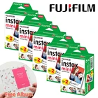 Fujifilm Instax Mini Film 20-200 листов Mini 8 белая фотобумага для камеры FUJI Instant Film Mini 9 11 7s 25 70 90 + Бесплатный альбом