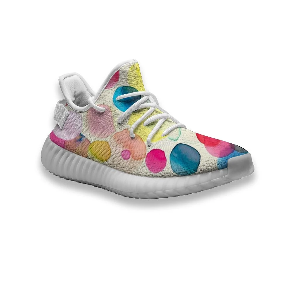 

Новинка весна-лето 2021 женская обувь модные дышащие легкие кроссовки на плоской подошве с цветным принтом