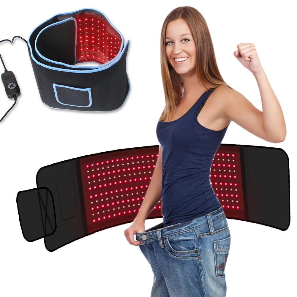 ADVASUN Red Light Therapy Belt 660nm LED Red Light and 850nm Near-Infrared Treatment Fade Scar and Spot Relieve Muscle Pain