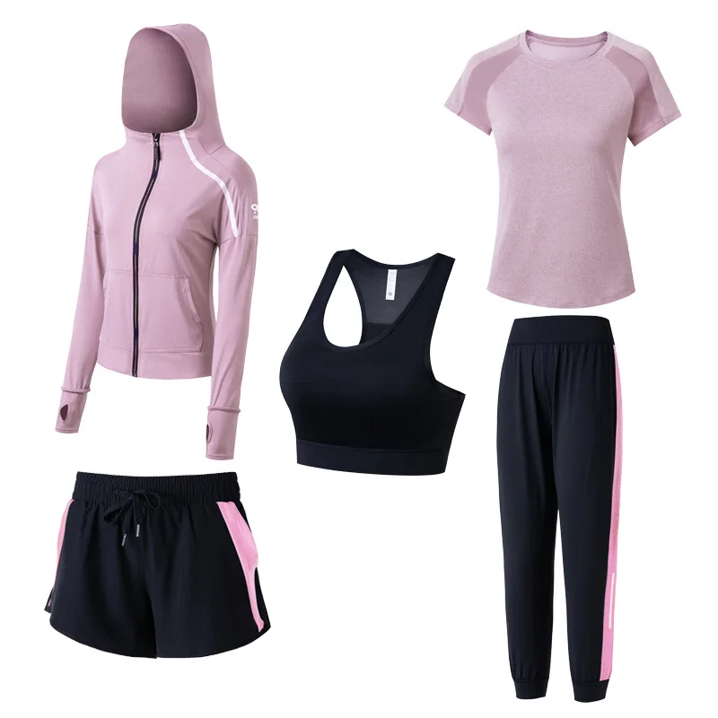 

New style yoga clothing suit women loose large size quick-drying clothes fitness clothes running sportswear