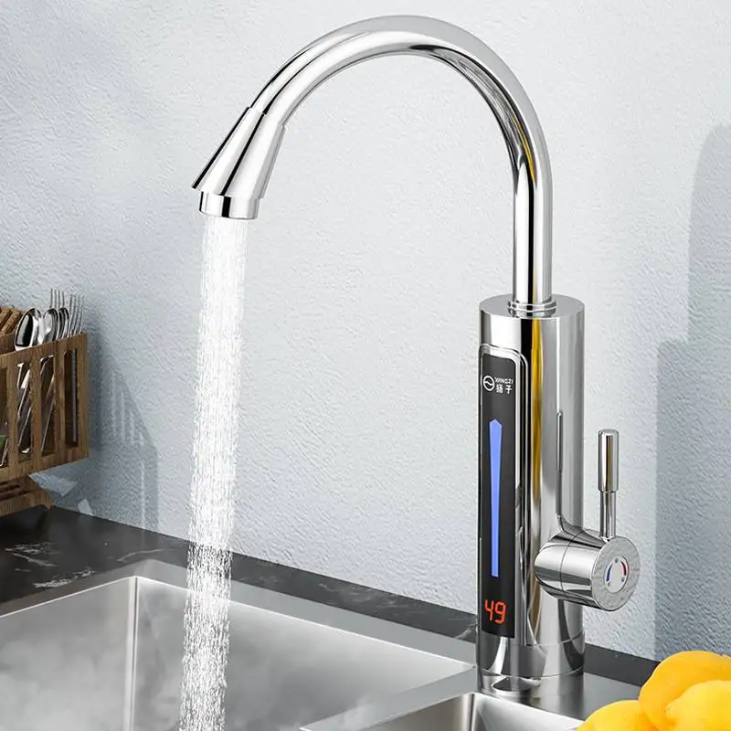 Электрический нагреватель горячей воды 3300 Вт светодиодный светильник дисплей