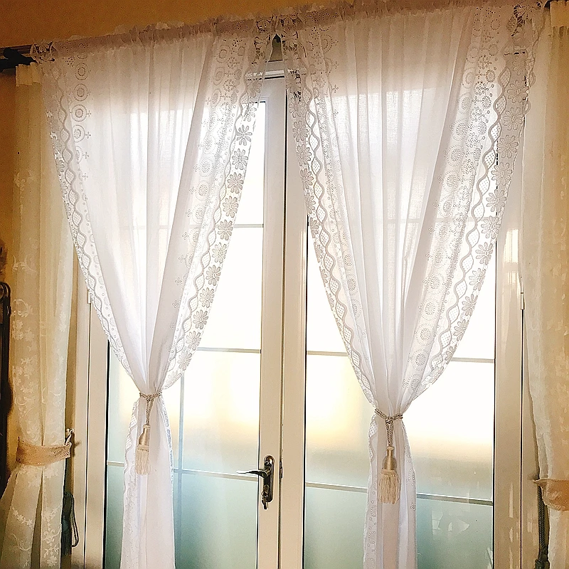 Французская романтическая принцесса каркасная хлопковая нить вышитая кружевная