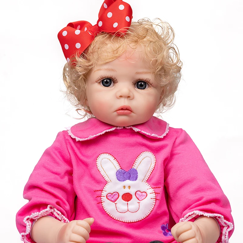 

55CM Bebe Doll Reborn Baby Newborn Size Daphne Lifelike Soft Touch Princess Girl Doll Sweet Face Birthday Gift