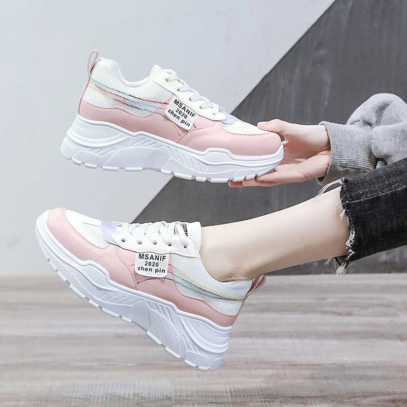 MBR FORCE/Новинка 2020 года Женская повседневная обувь с принтом Модные кожаные туфли