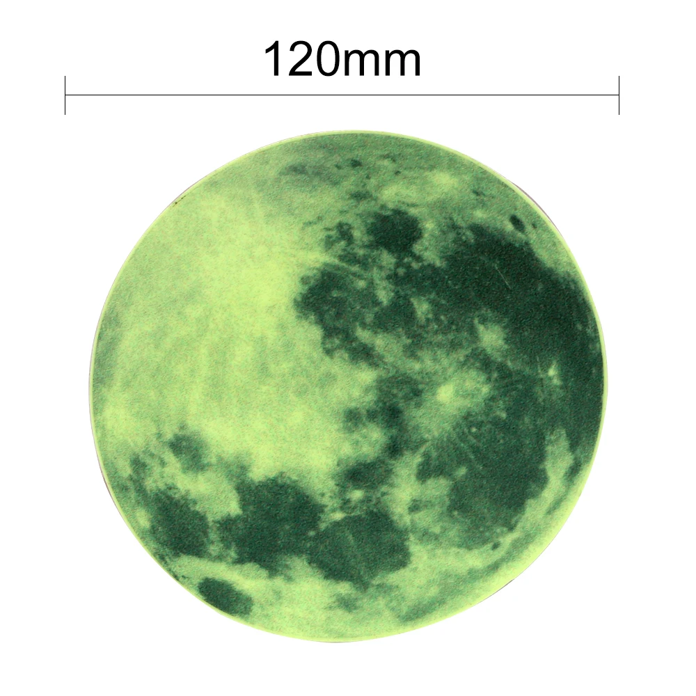 Холодильник стикеры на обои световой Луна DIY домашнего декора светится в темноте