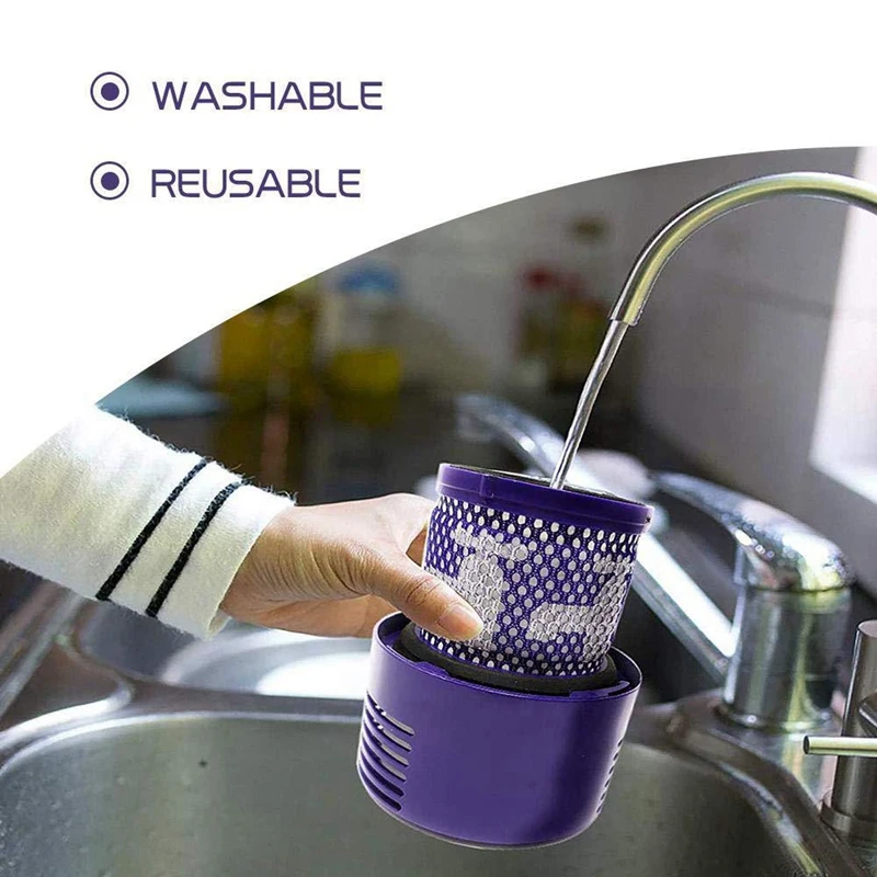 Плоская всасывающая головка для Dyson V7/V8/V10/V11 воздушный фильтр Hepa V10 сменные детали