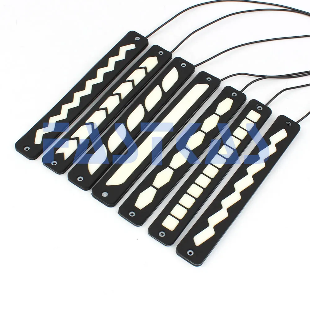 СВЕТОДИОДНЫЙ DRL Дневной светильник 100% Водонепроницаемый COB Белый Цвет тумана