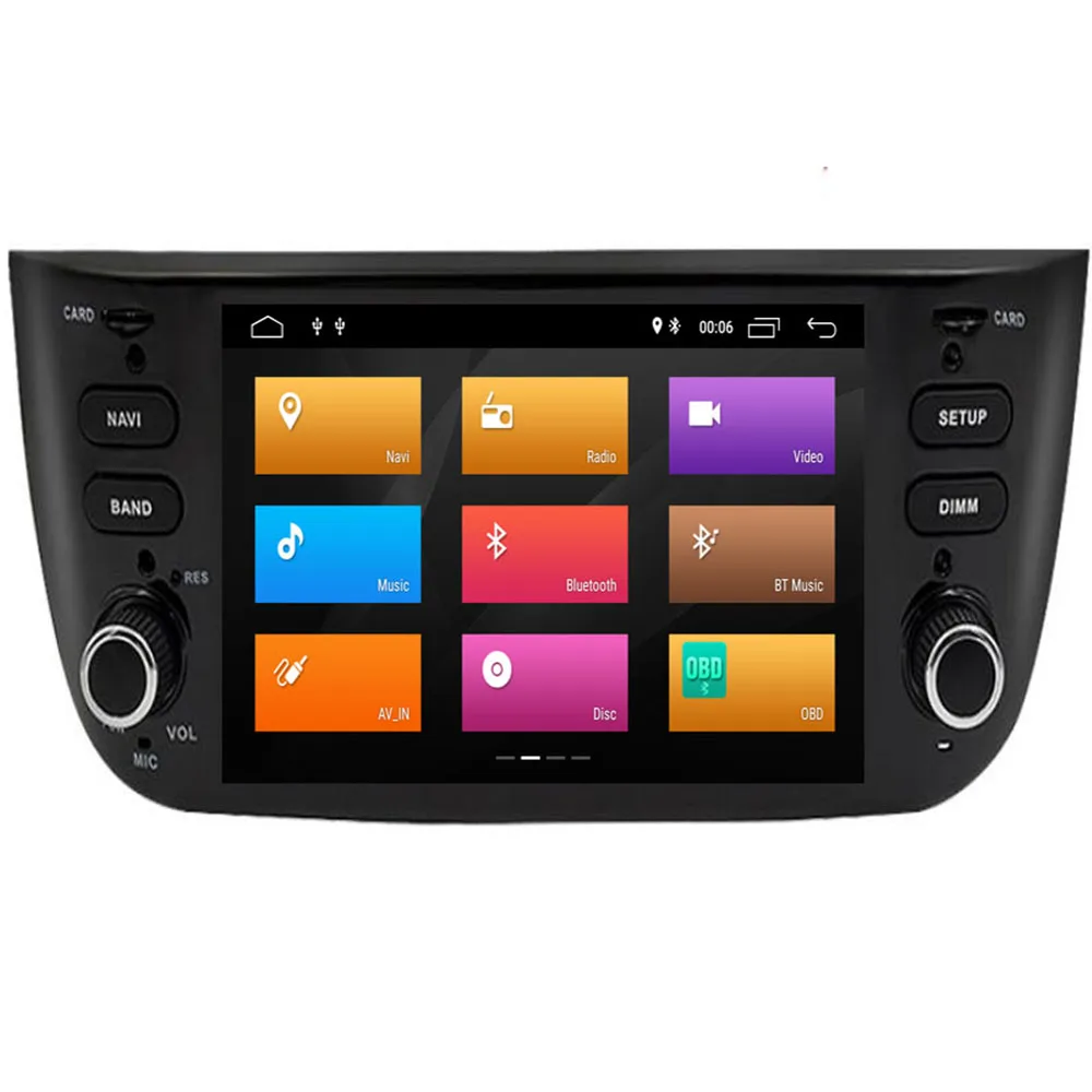 Автомобильный Android 10 DVD GPS плеер для FIAT LINEA PUNTO EVO авто радио стерео BT Wifi