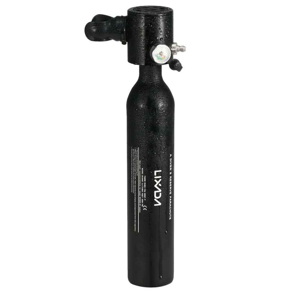 LIXADA 0.5L кислородный баллон для дайвинга, Воздушный бак для подводного дыхания, оборудование для подводного дыхания, баллон для кислорода, воздушные баллоны без головки