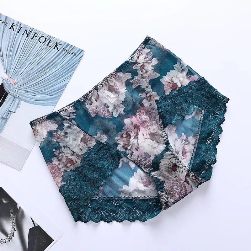 Сексуальное Кружевное кружевное Сетчатое нижнее белье для женщин Бесшовные