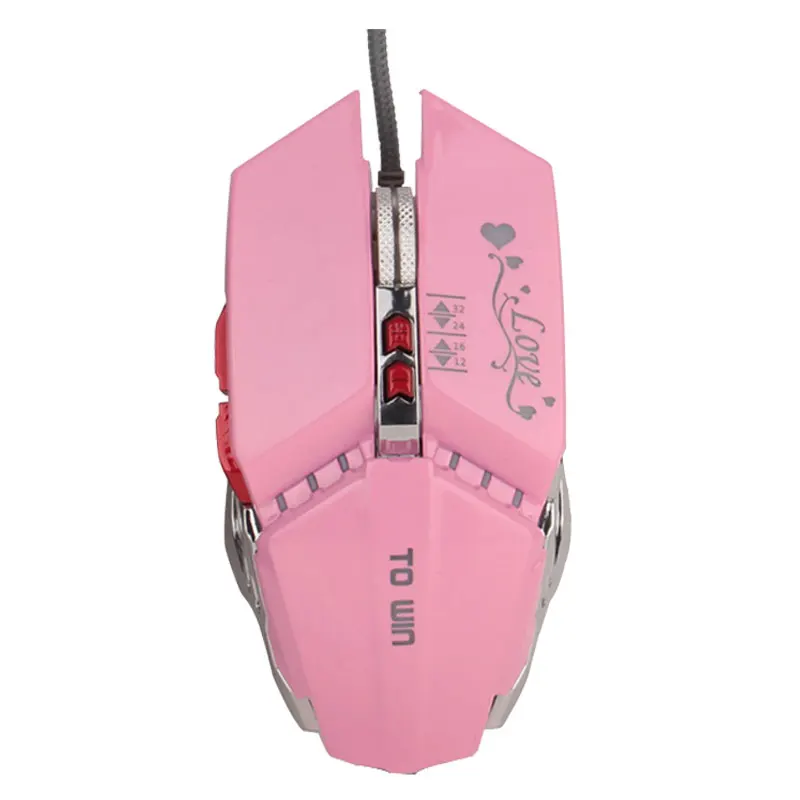 

Gaming mouse wired mute mechanical macro programming notebook desktop universal