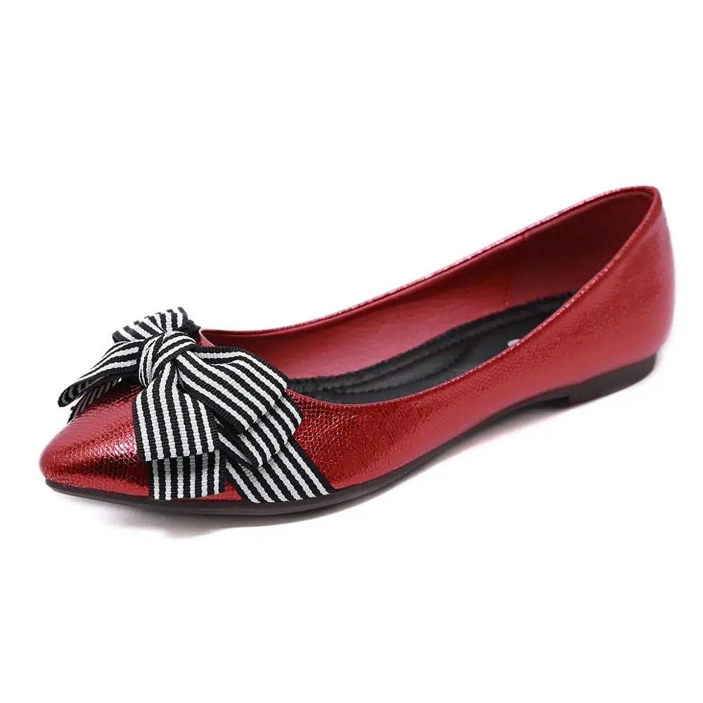 Микрофибра змеиной кожи с острым носком Мокасины Женская брендовая обувь в