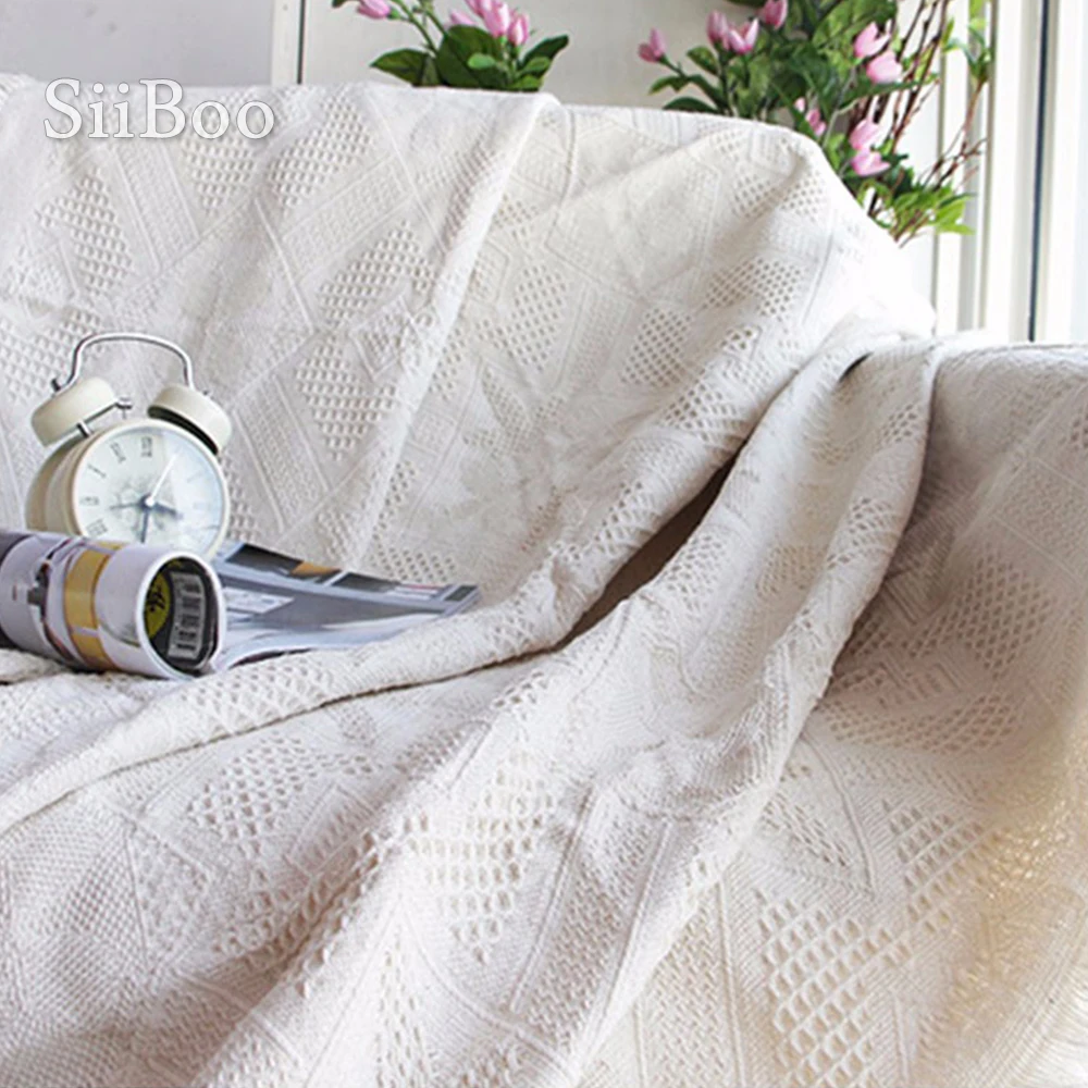 100% оригинальное винтажное жаккардовое покрывало для дивана в американском стиле